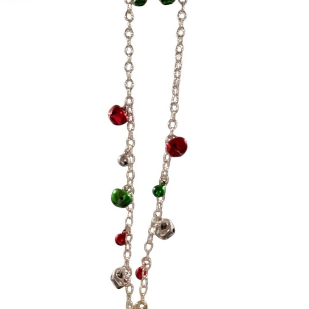 Holiday Necklace with a Pair of green Earrings
